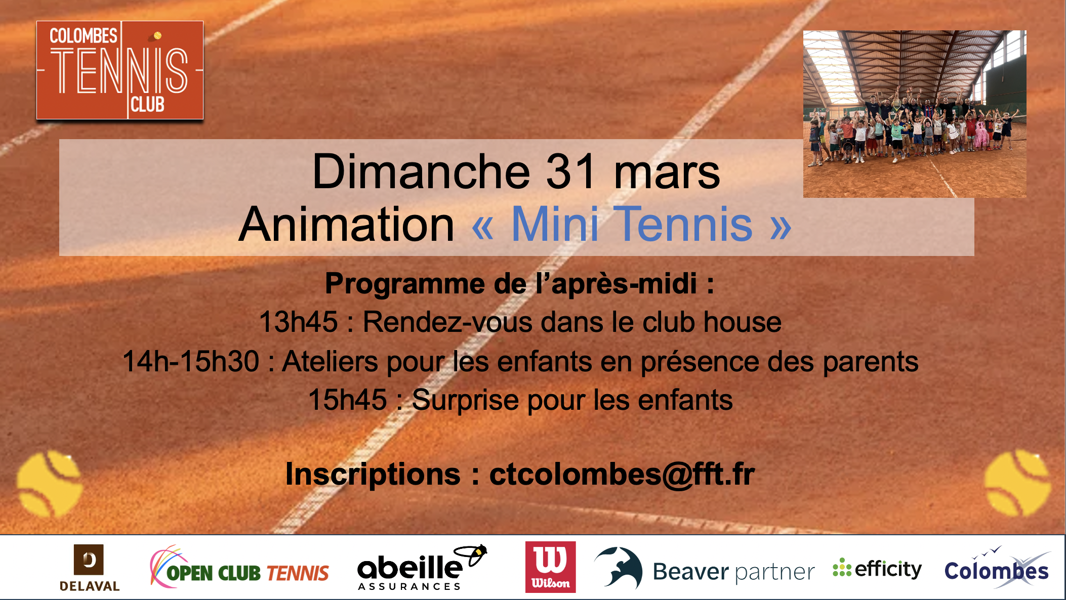 Animation Mini Tennis ! 
