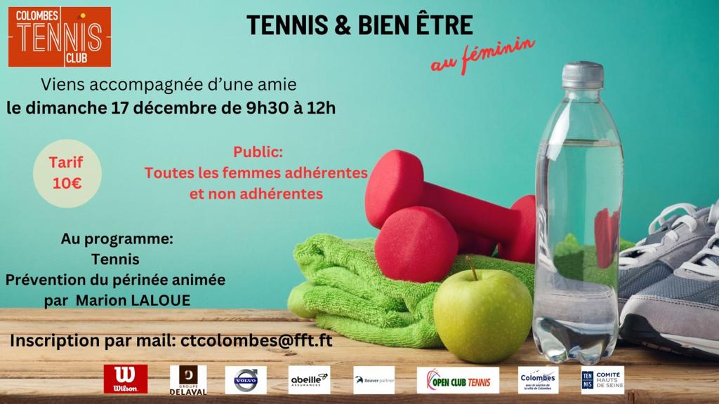 Venez nombreux à l'animation Tennis Féminin ! 