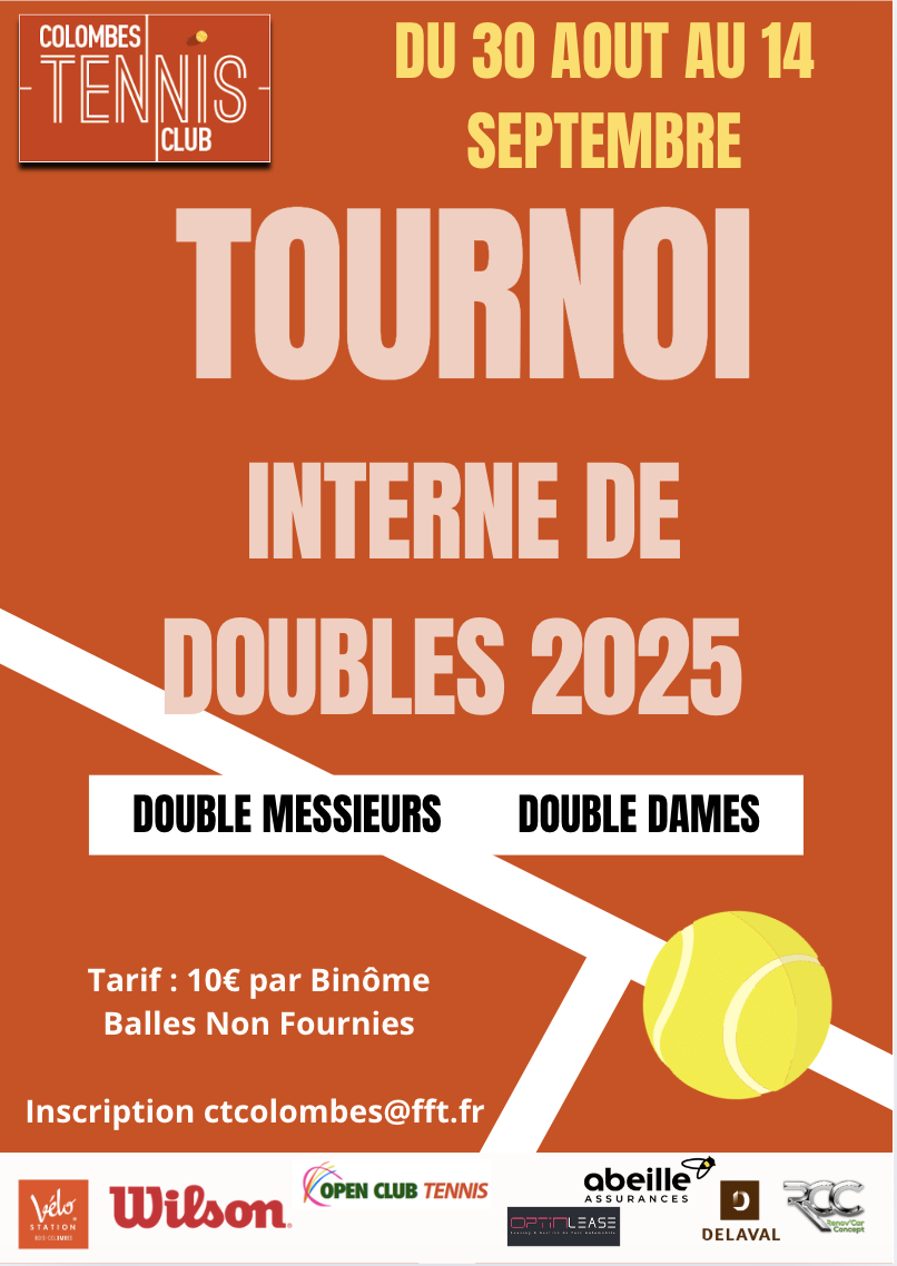 Tournoi Interne de Doubles 
