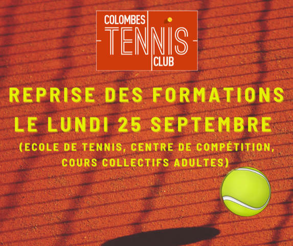 Reprise des formations ! 