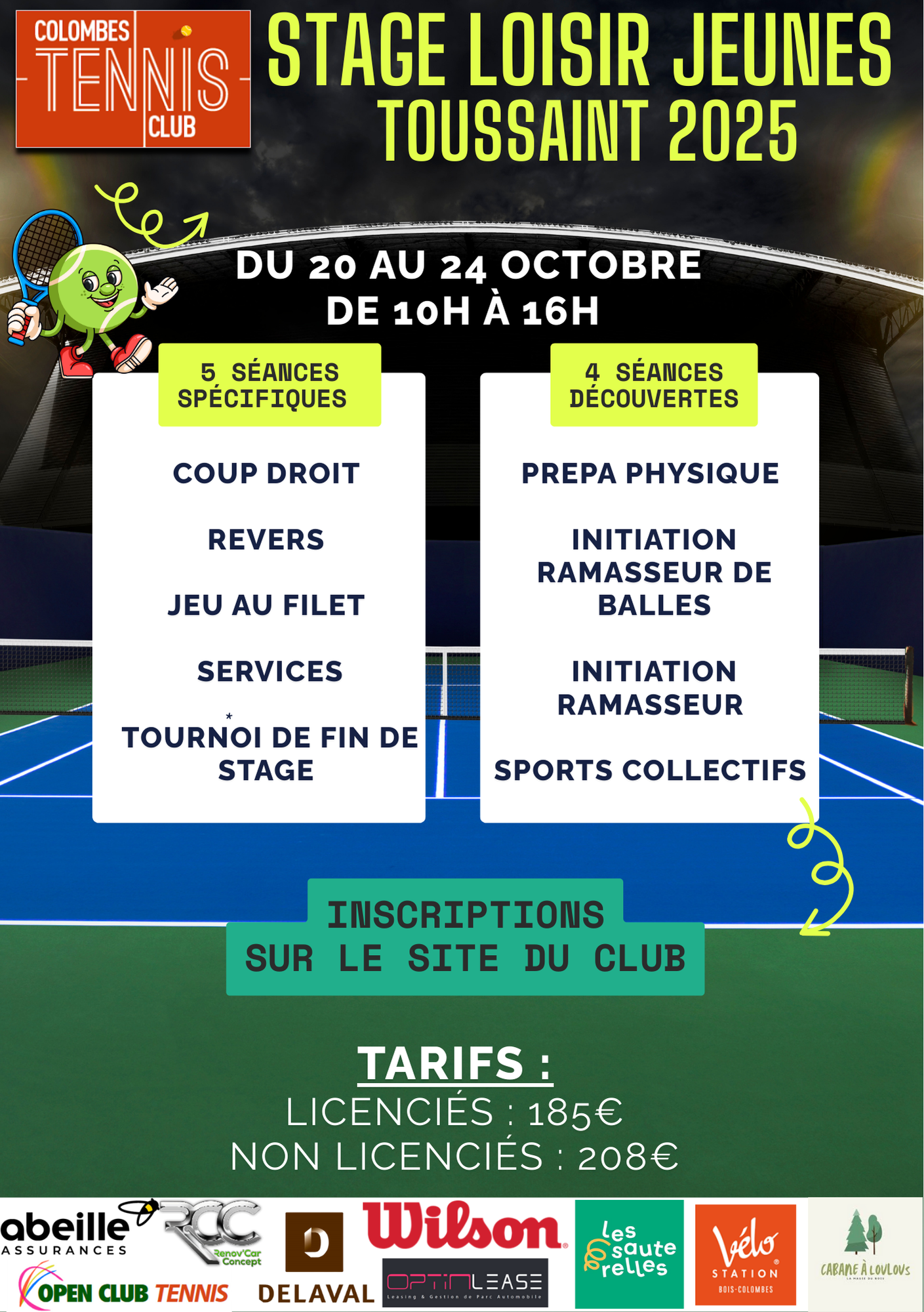 Stage Toussaint Jeune Loisirs 